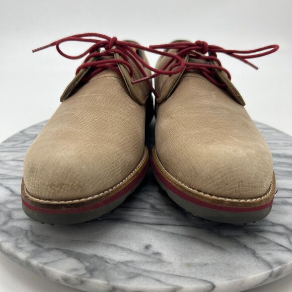 FootJoy Golf Shoes Mens 8 M Tan Leather City Street Style Oxford Lace Up 56401 main image 9
